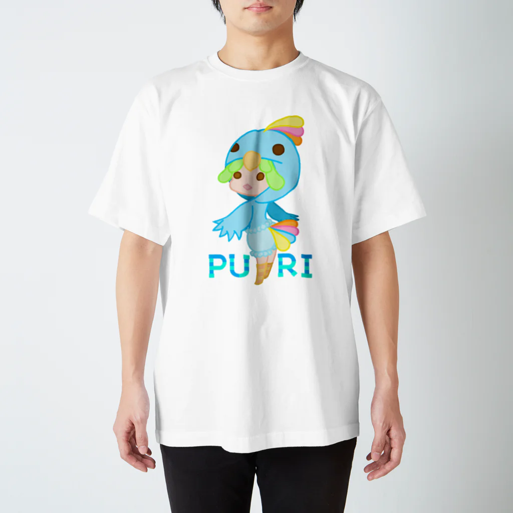 ウサネコのぷり☆インコちゃん スタンダードTシャツ