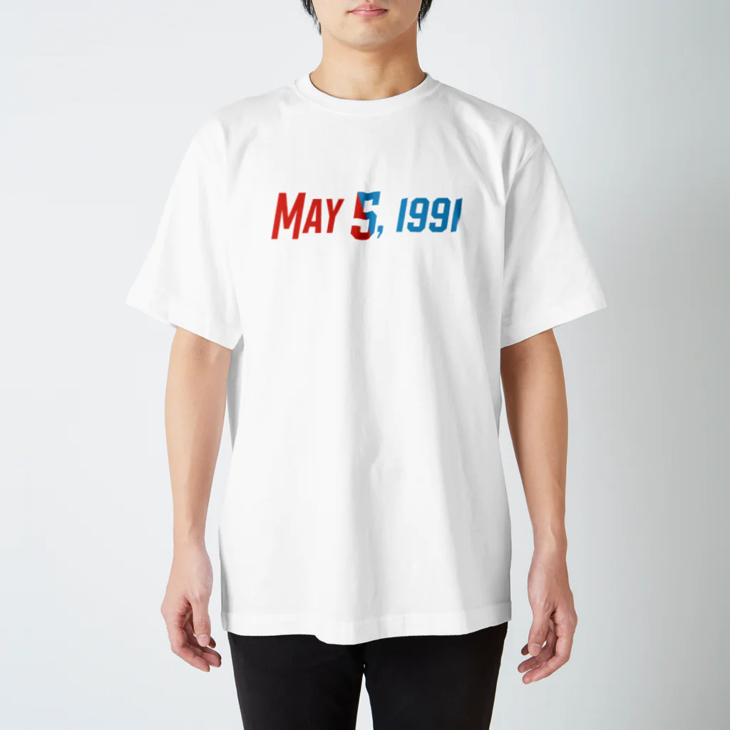 SANKAKU DESIGN STOREの1991年5月5日は彼らの記念日。 Regular Fit T-Shirt