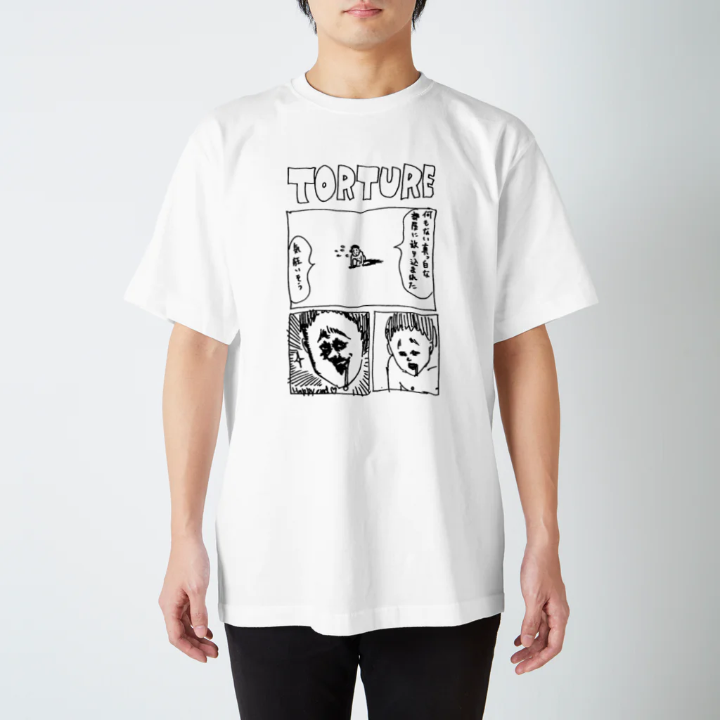 躁鬱くンのちょンの間の躁鬱漫画Tシャツ　TORTURE Regular Fit T-Shirt