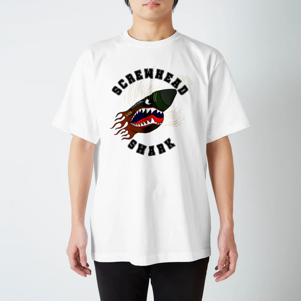 ET・ＭＯＮＫＥＹ🐵の ScrewHeadShark スタンダードTシャツ