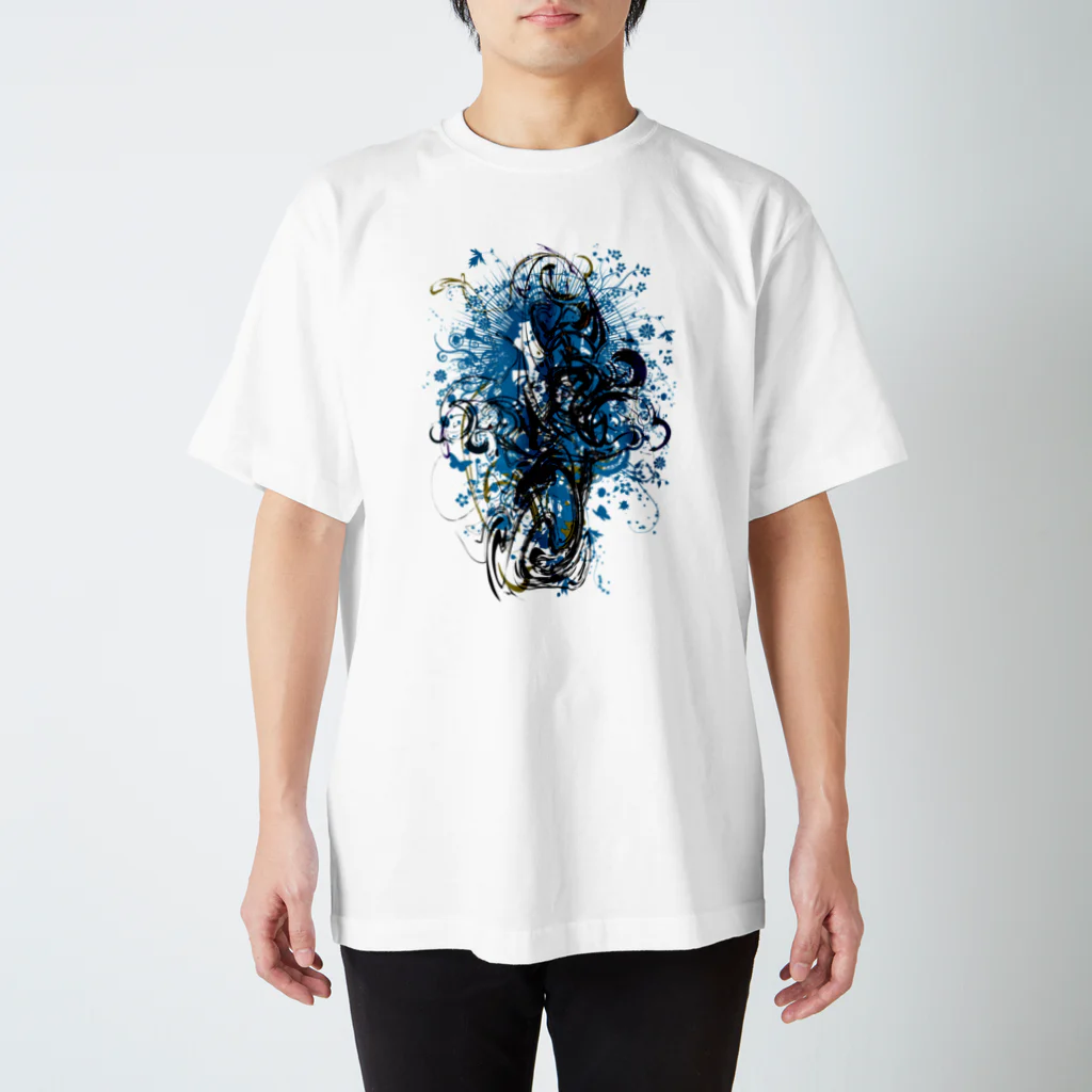 AURA_HYSTERICAのThe_Hermit スタンダードTシャツ