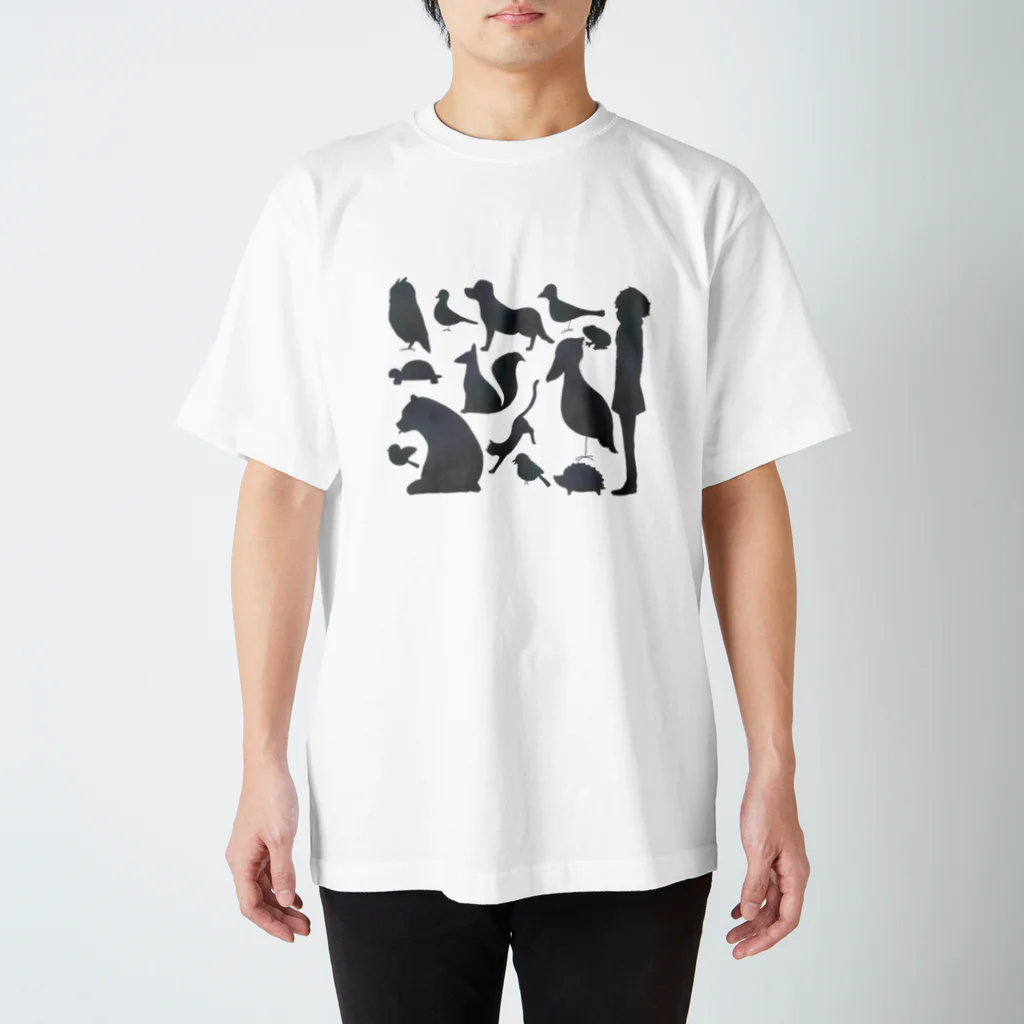 ふぇふぉのゆかいなどうぶつたち Regular Fit T-Shirt