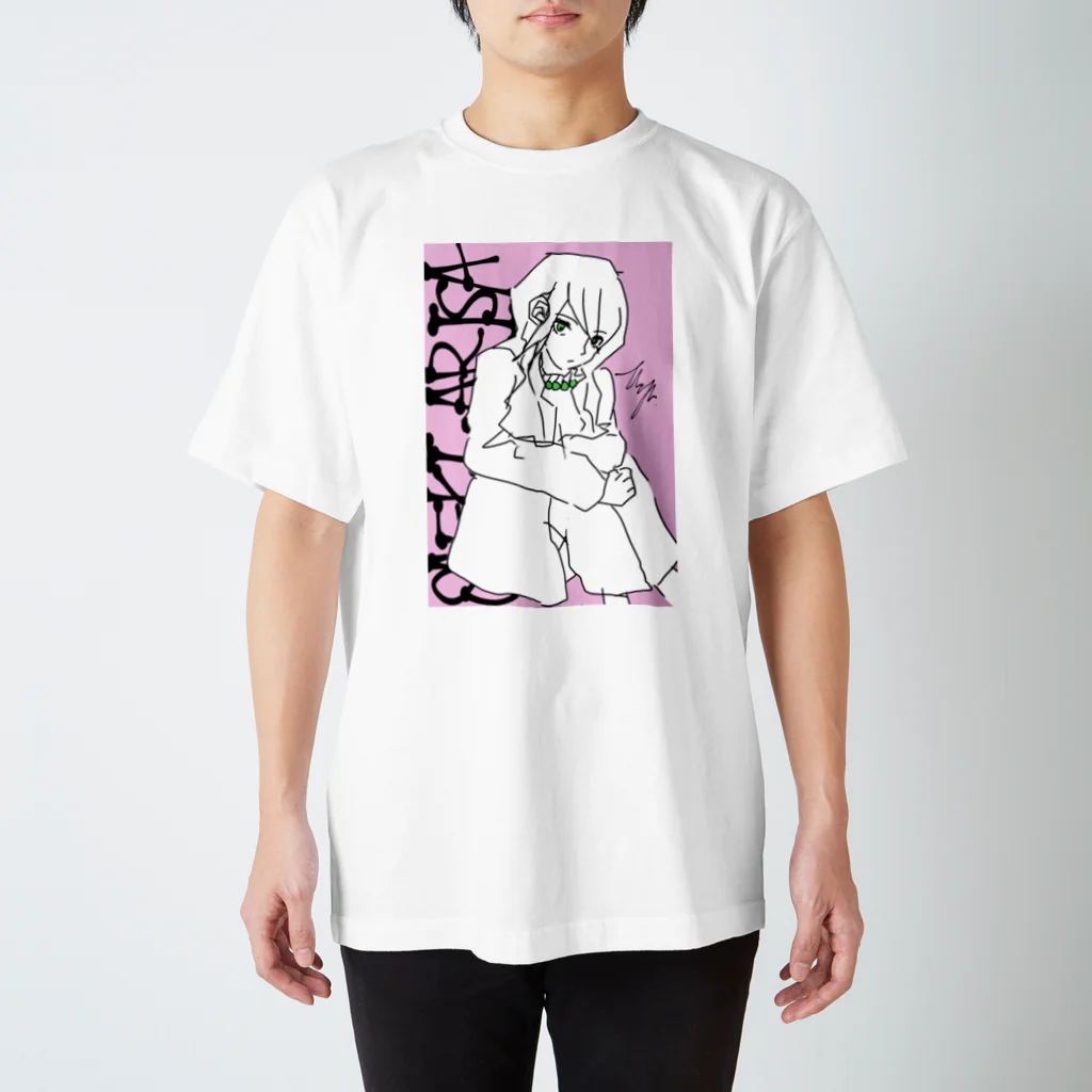 ナヒレ決議公式ショップ＿＿皐月彩の佐伯ありさ Regular Fit T-Shirt