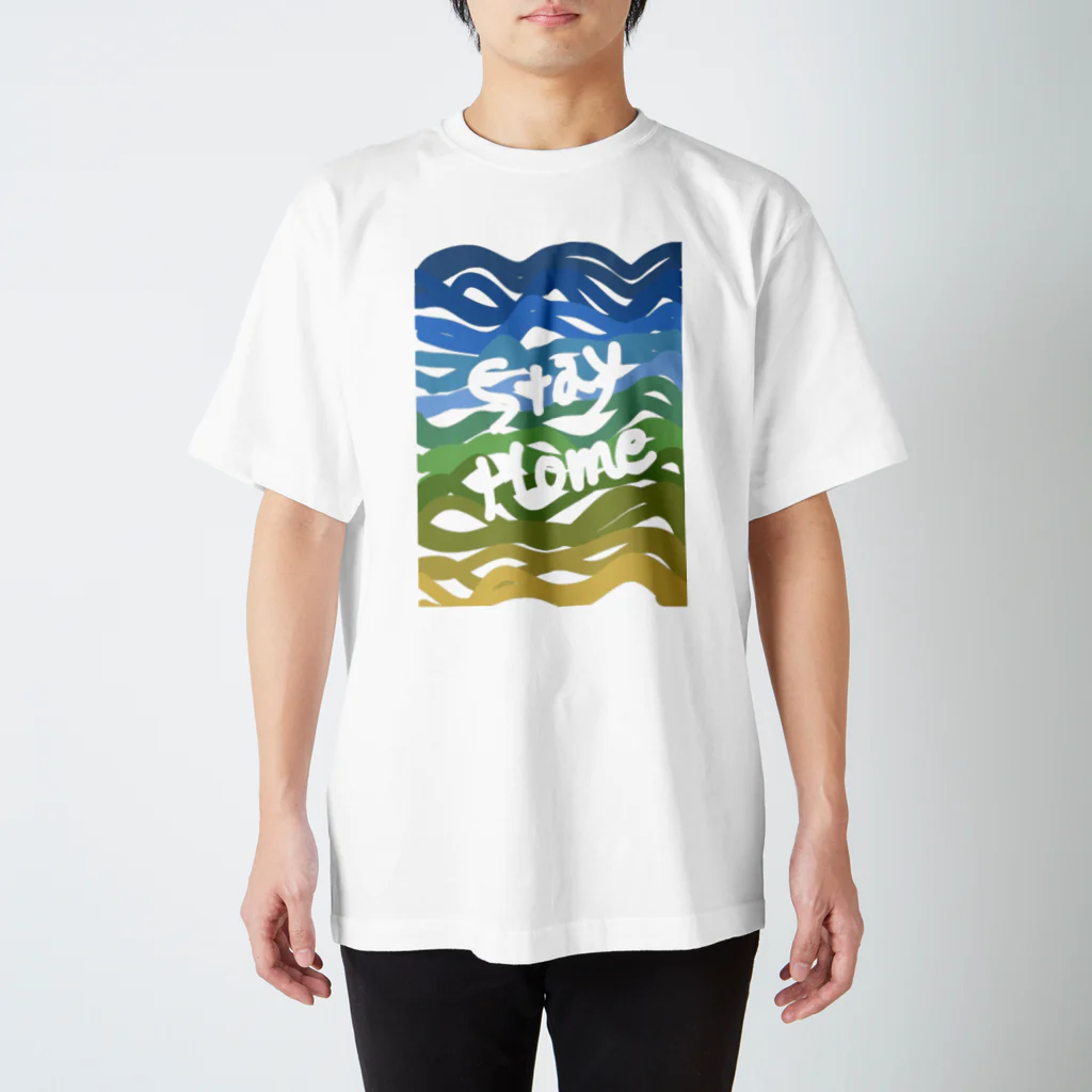 mri___のstay home スタンダードTシャツ