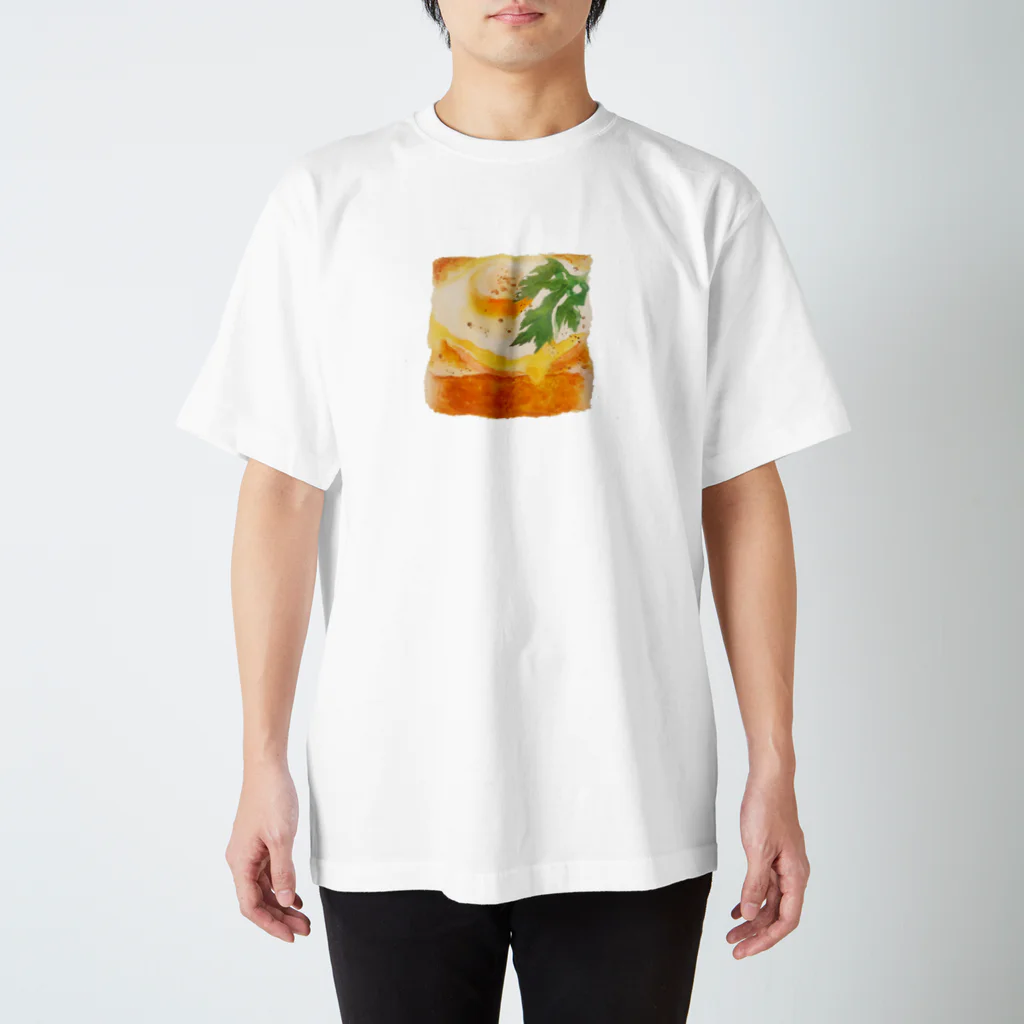 猫檸檬🎨の朝ごはんはちゃんと食べや！ スタンダードTシャツ