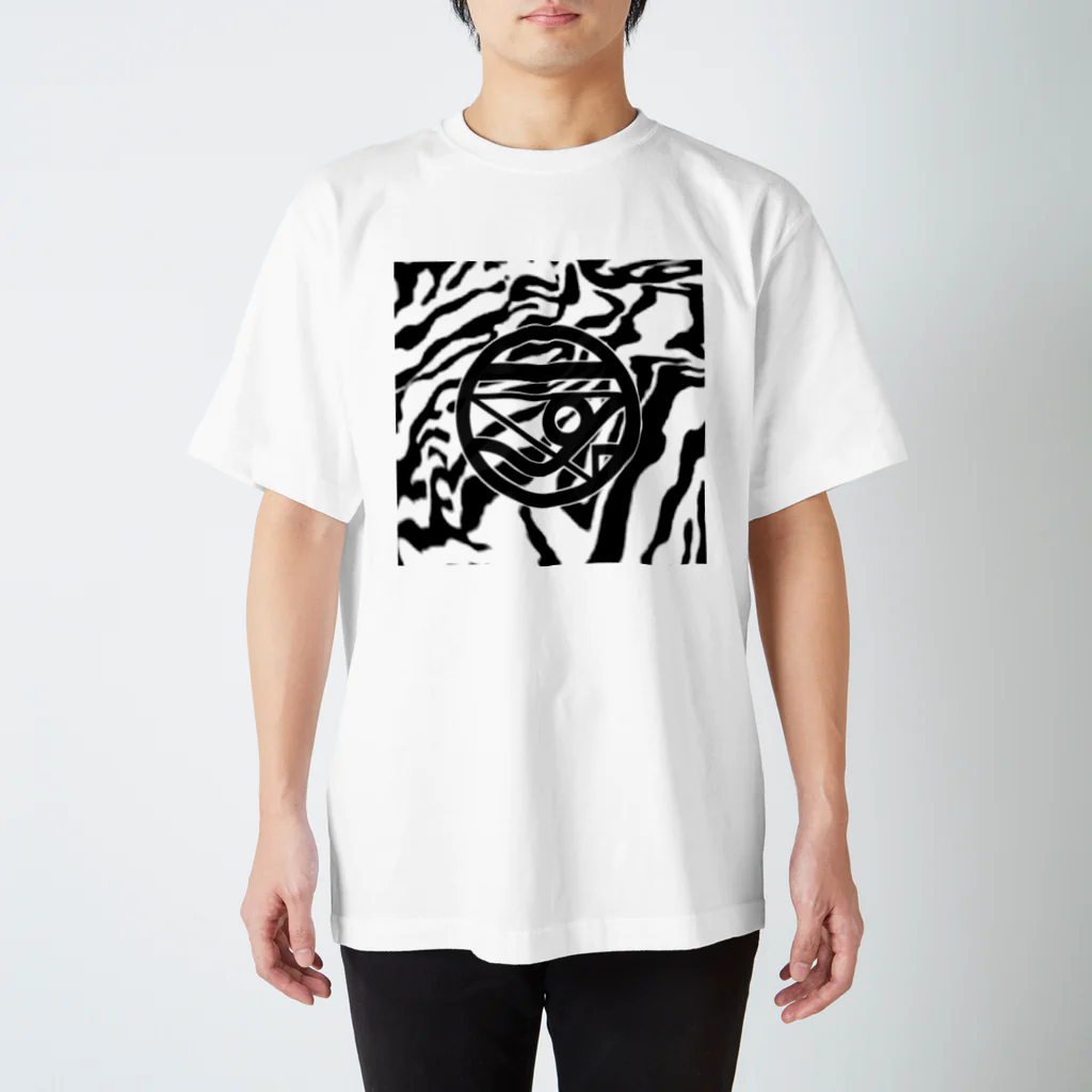 謝̇̈花̇̈ 翔̇̈陽̇̈/Shoyo JAHANAのシマウマニャンキイT-shirt スタンダードTシャツ