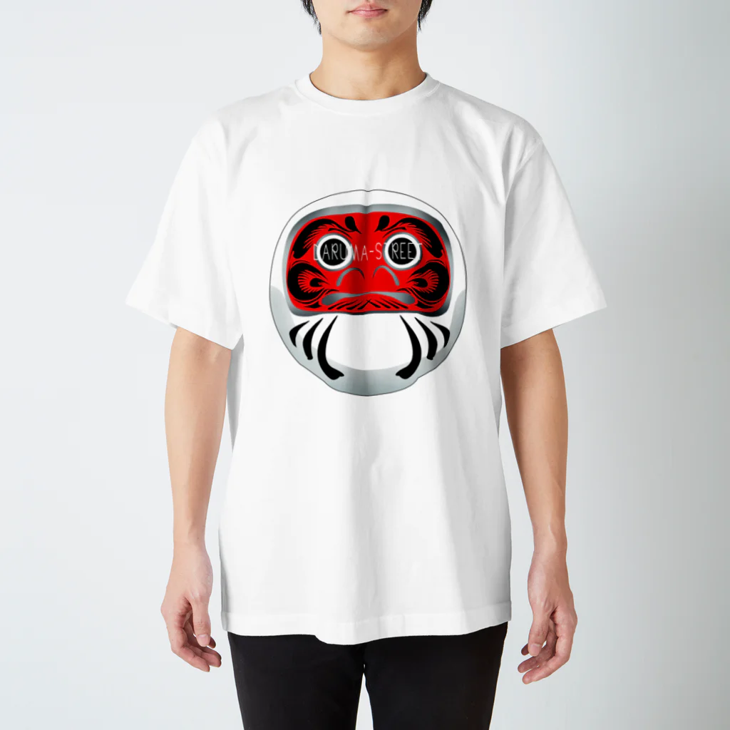 ちゅうらaka本田 蛇ノ目のDARUMA-STREET スタンダードTシャツ