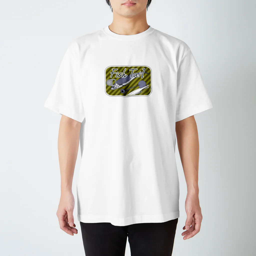 わおさきのFISH-TAIL黄 Regular Fit T-Shirt