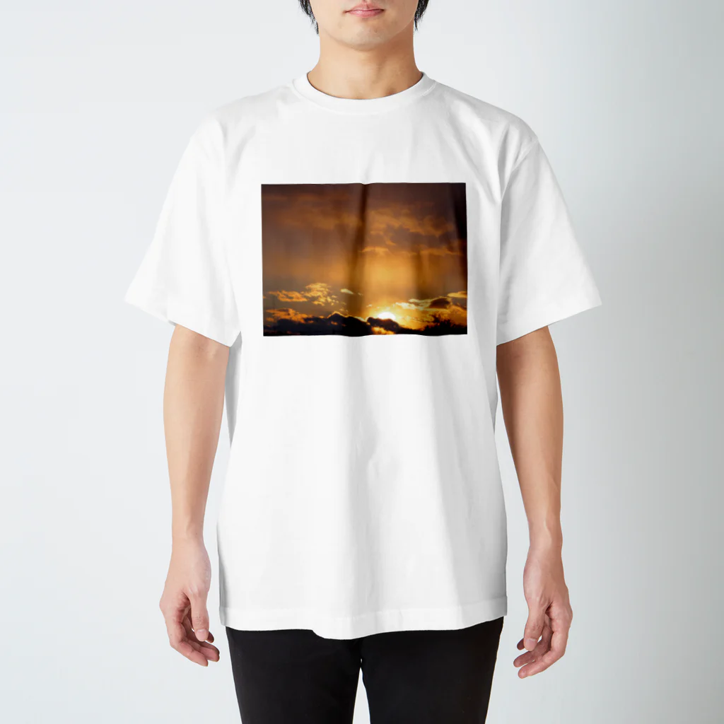 Stand Alone 社(倒産)の夕焼け スタンダードTシャツ