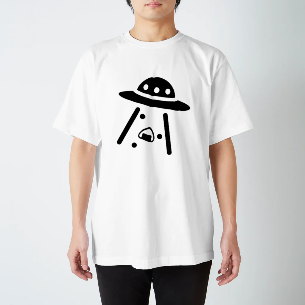 みやまのUFOにさらわれるおにぎり スタンダードTシャツ