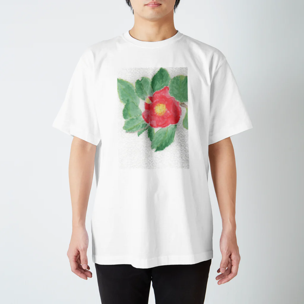 出虹の椿 Regular Fit T-Shirt