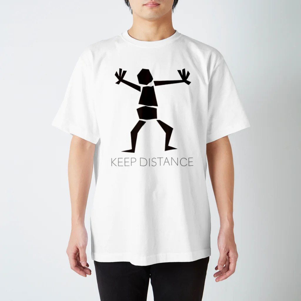 ゴトーアヒルのKEEP DISTANCE Regular Fit T-Shirt