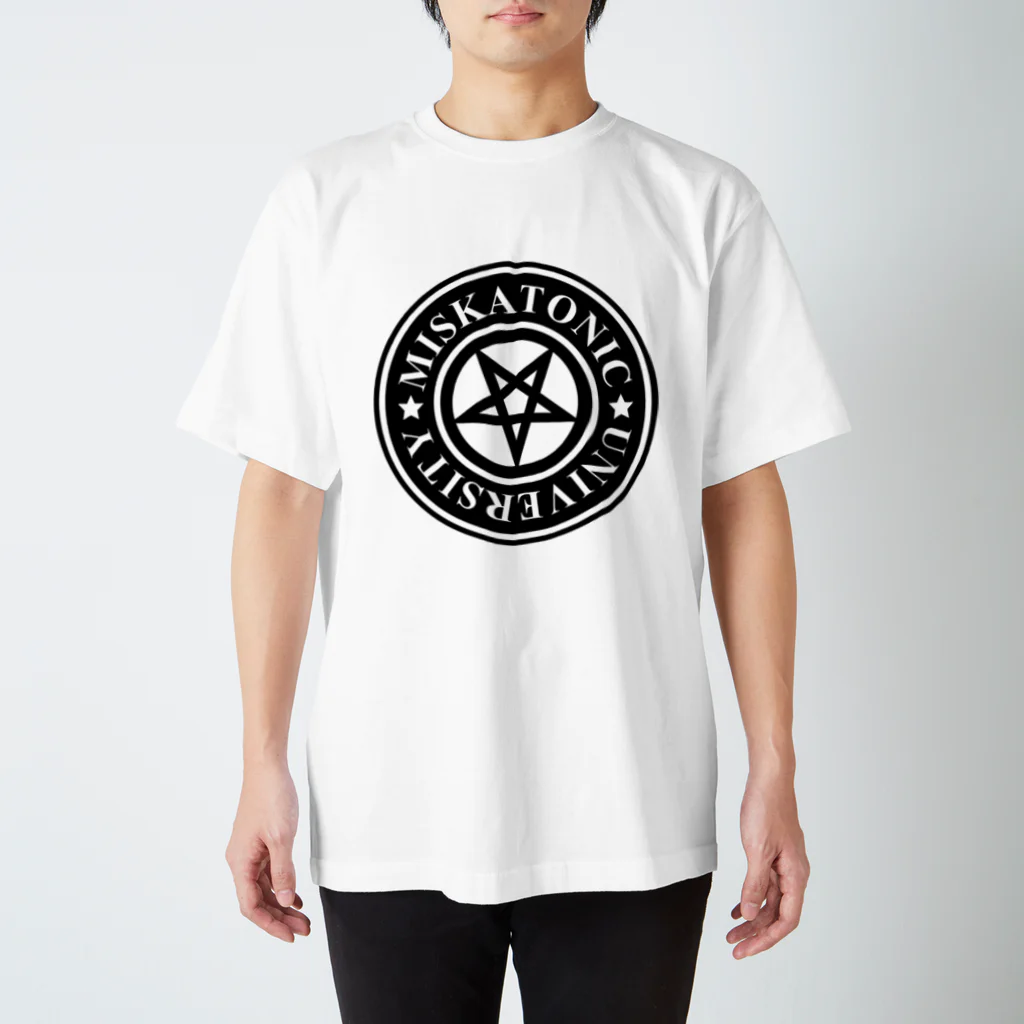 AURA_HYSTERICAのMISKATONIC UNIVERSITY スタンダードTシャツ