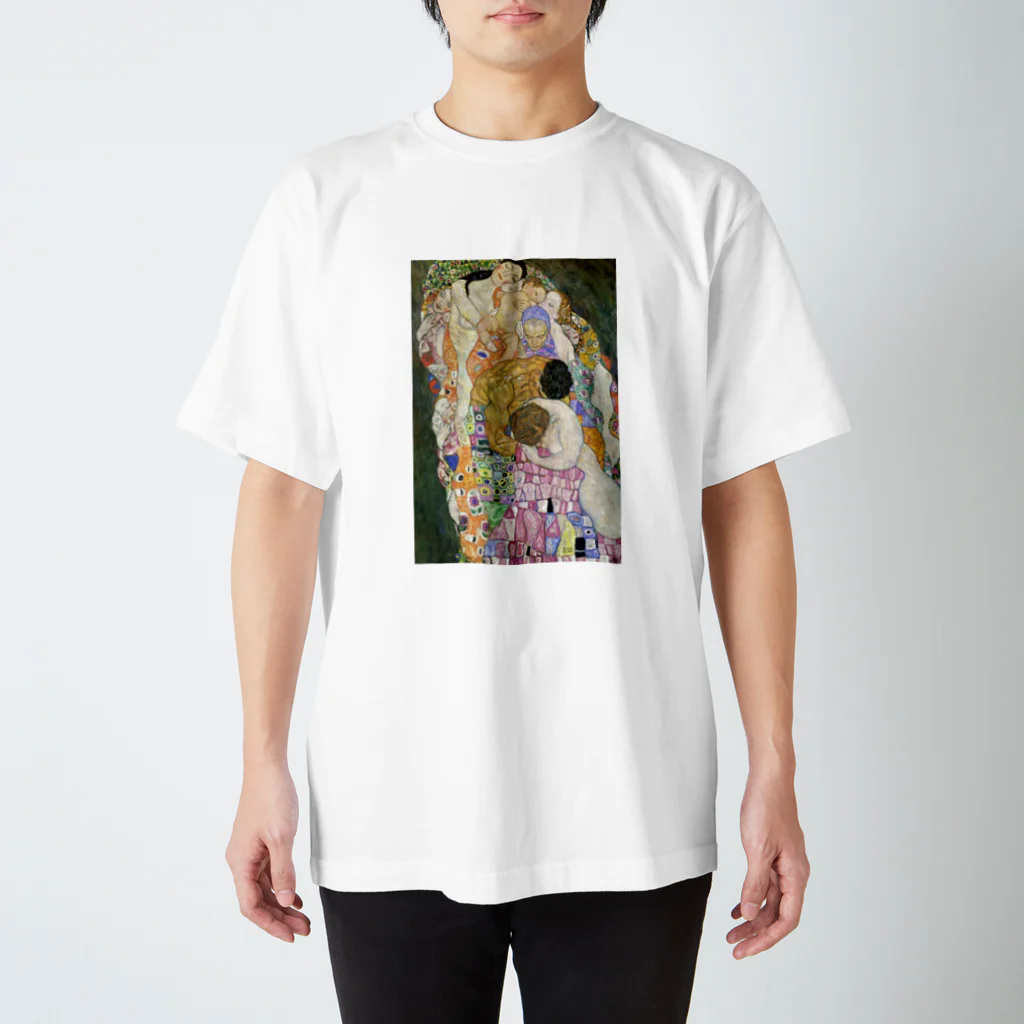 Art Baseのグスタフ・クリムト / 1916 / Death and life / Gustav Klimt  スタンダードTシャツ