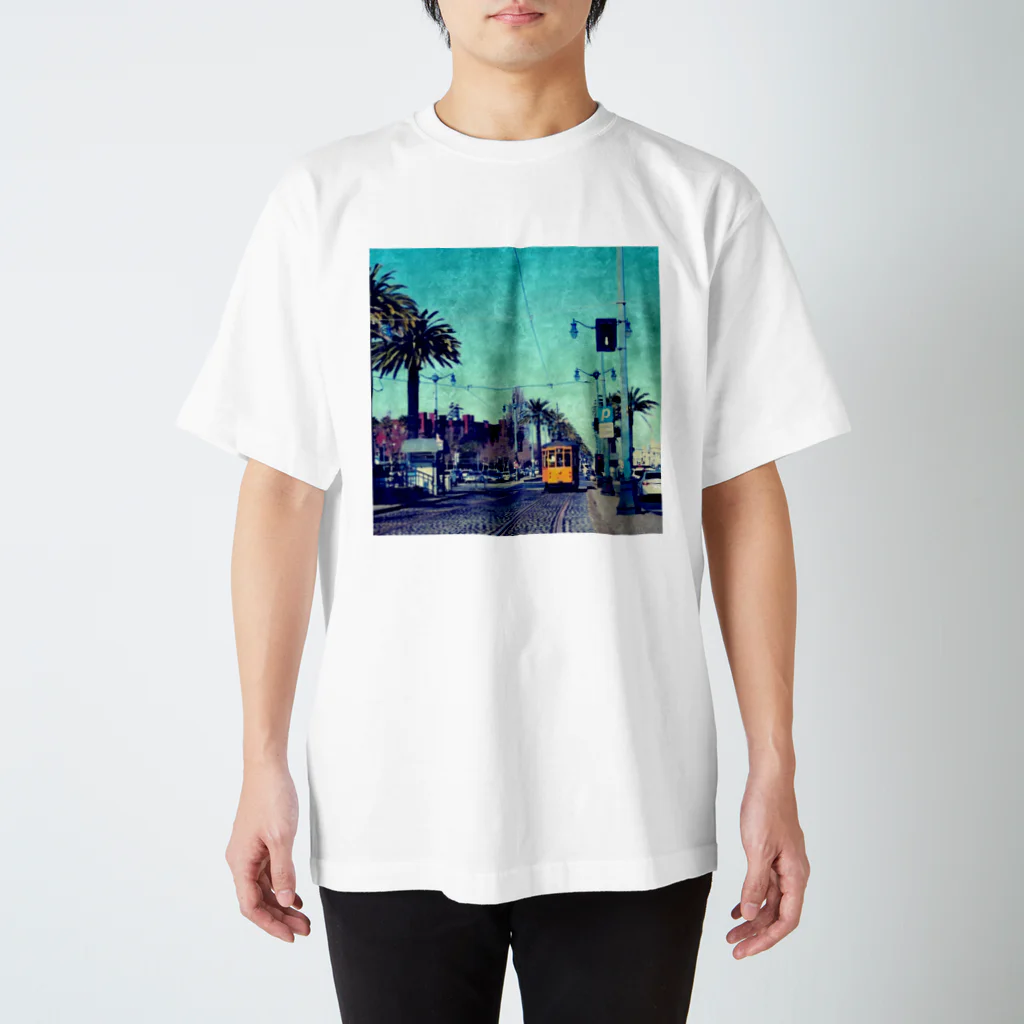 Zincのお店のサンフランシスコの風景 Regular Fit T-Shirt