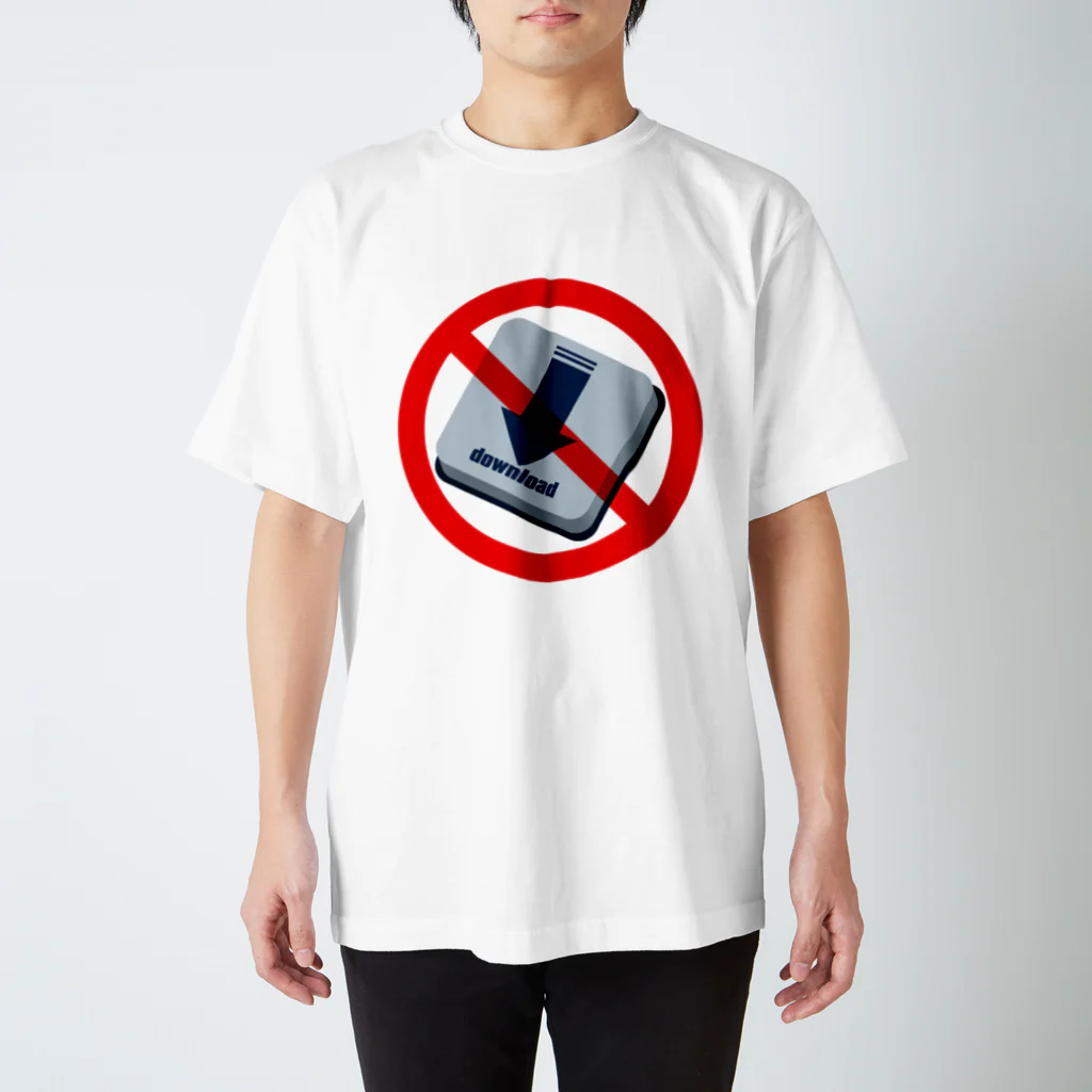 AURA_HYSTERICAのNO_download Regular Fit T-Shirt