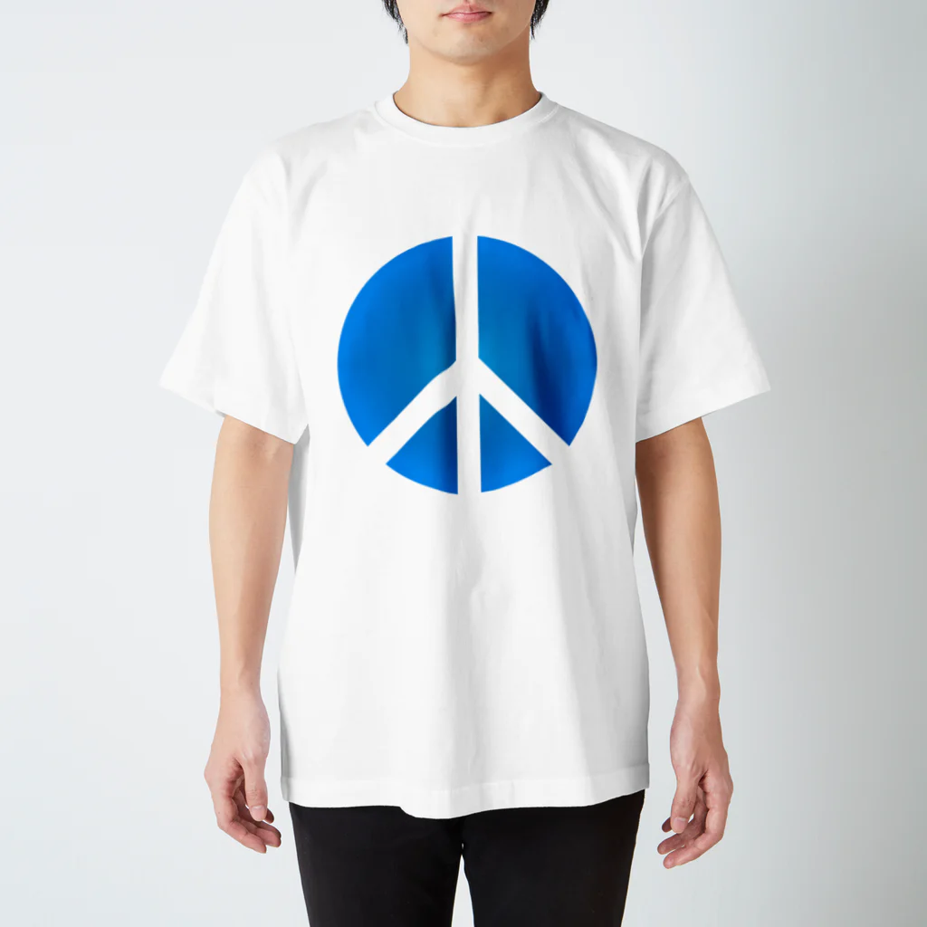 AURA_HYSTERICAのPeace_Symbol Regular Fit T-Shirt