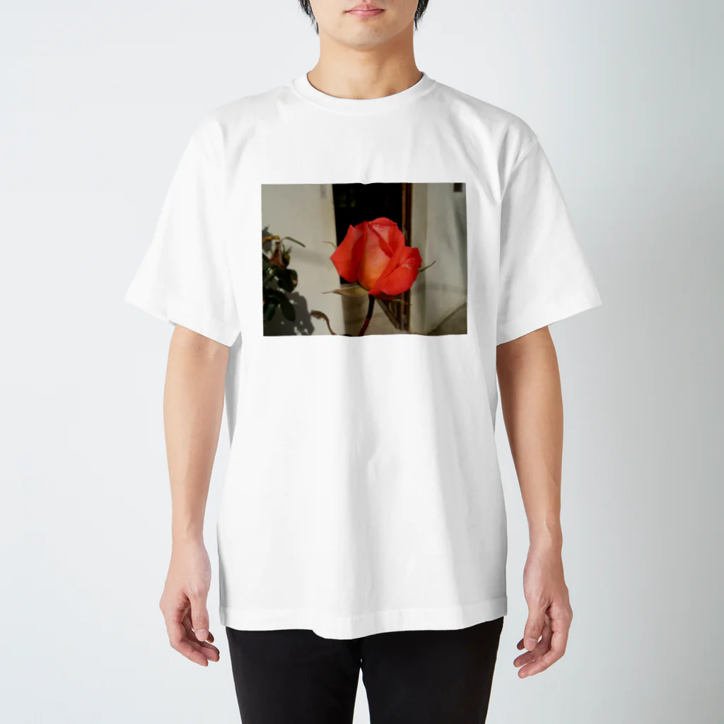 Rendez-vous à Tokyoランデヴーア　トウキョウのRose de bretagne ブルターニュの薔薇 Regular Fit T-Shirt