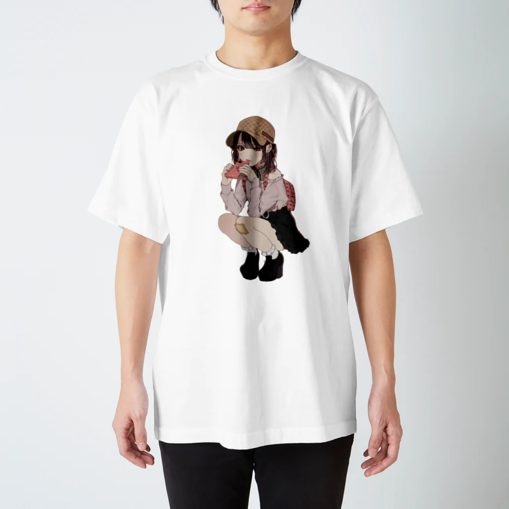 HAMU 'shopのごめんへらちゃん スタンダードTシャツ