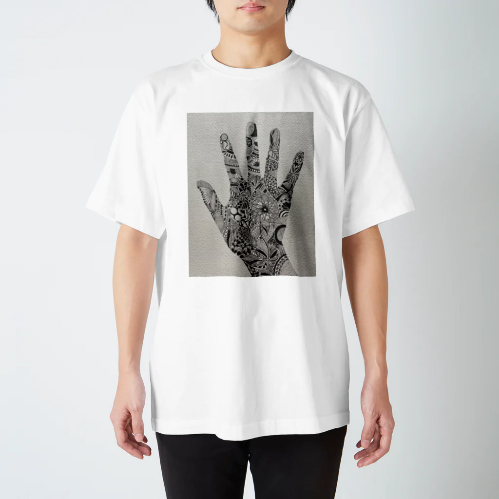 uta_itayaのゴッドハンド スタンダードTシャツ