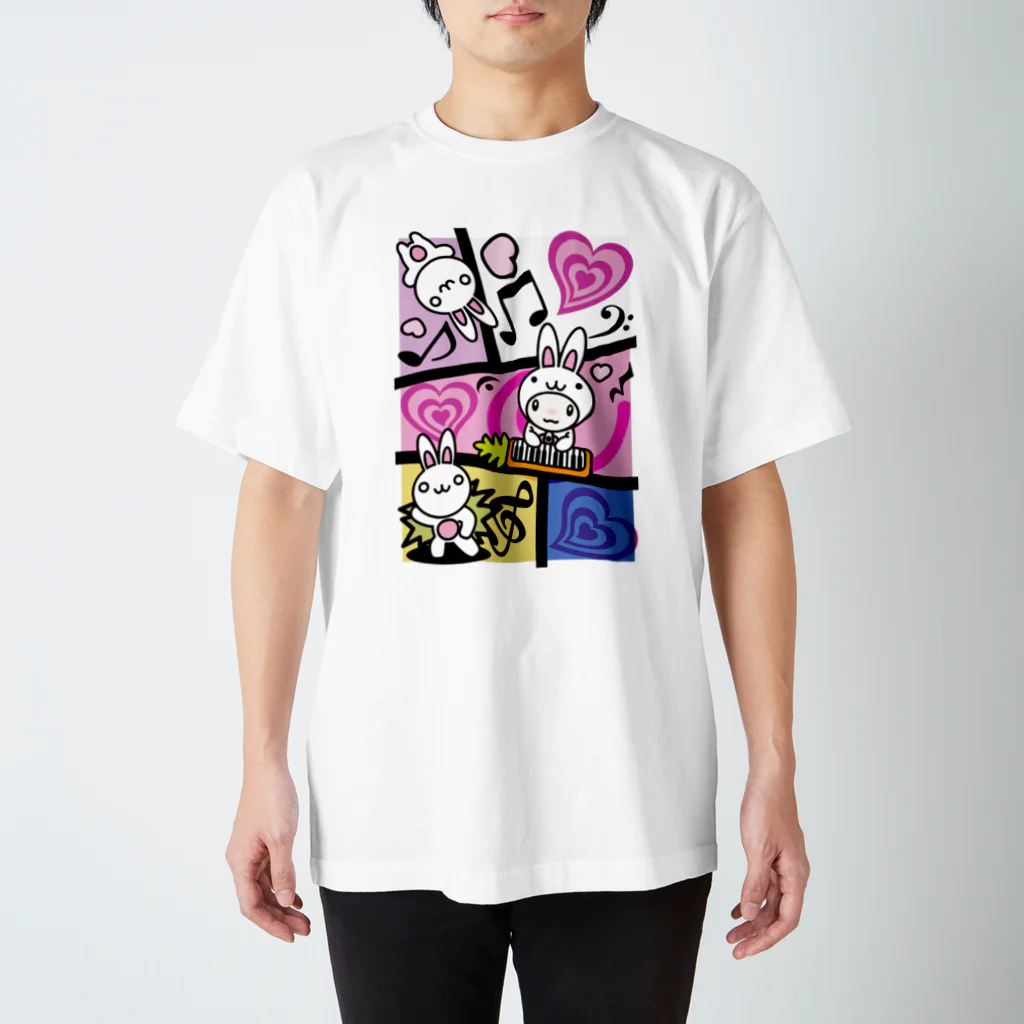 AURA_HYSTERICAのうさぎめそっど Regular Fit T-Shirt