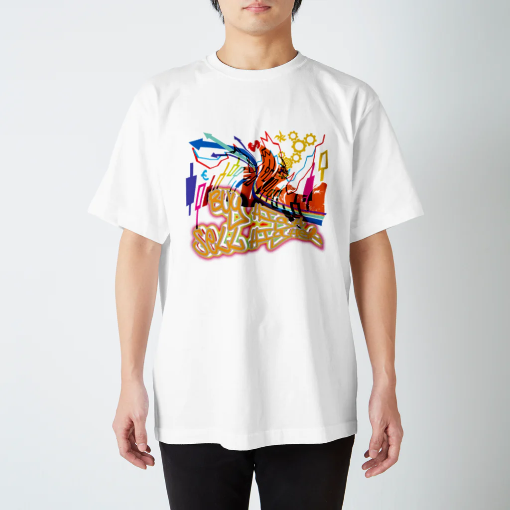 AURA_HYSTERICAのBuy high, sell higher スタンダードTシャツ