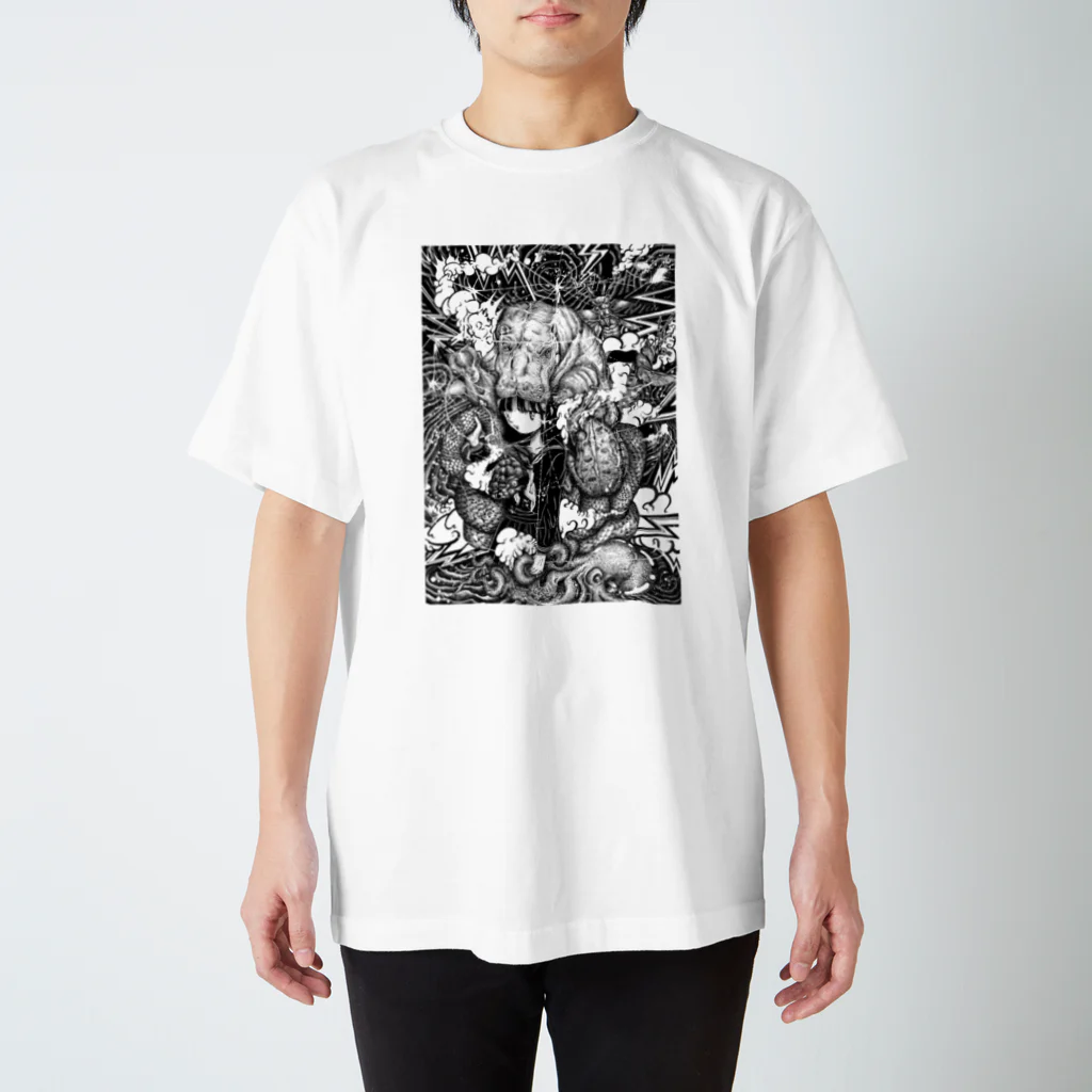 【som】のアニマル女の子Tシャツ Regular Fit T-Shirt