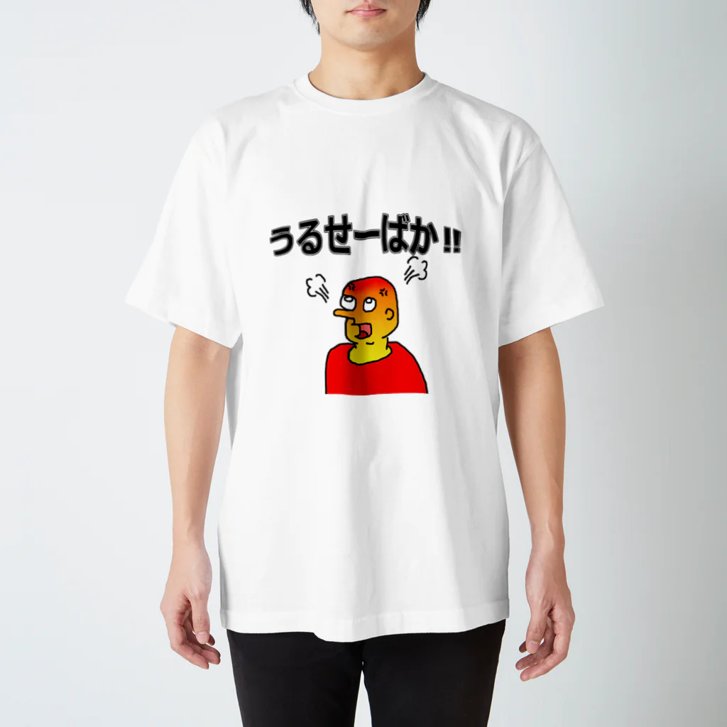 もっくん@チャネリング中～未知との遭遇～の怒ったもっくん スタンダードTシャツ