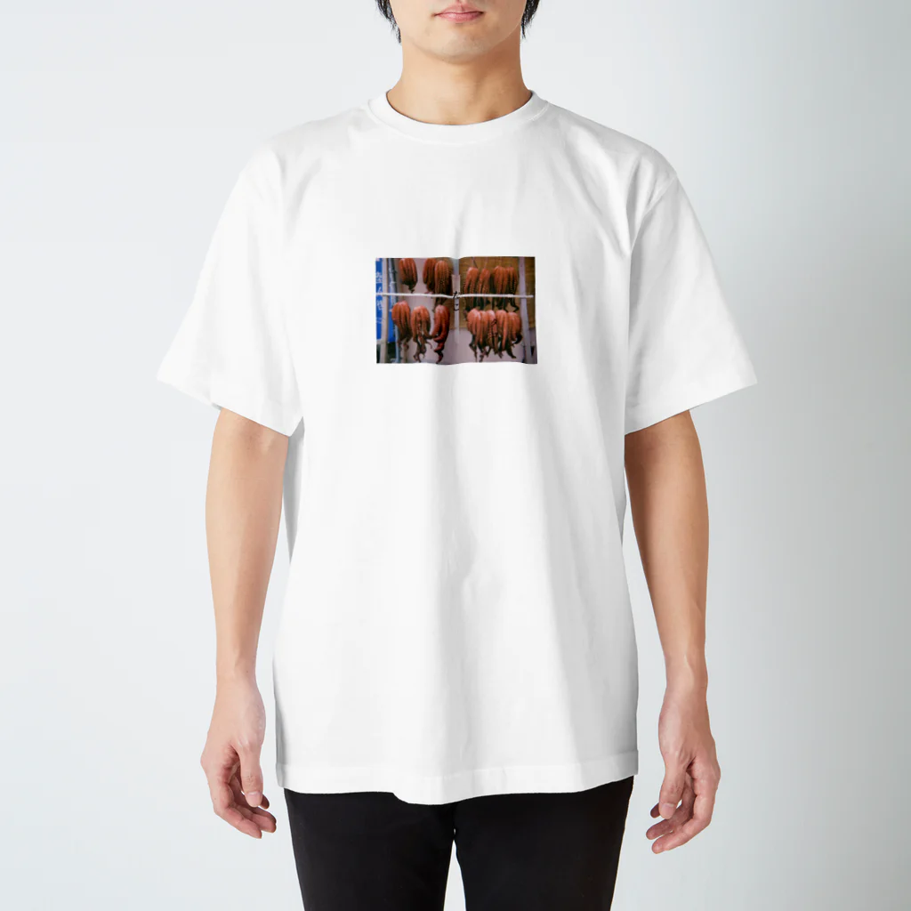 青 海 フィルム 日常の文字入り たこ ｔａｃｏ タコ Regular Fit T-Shirt