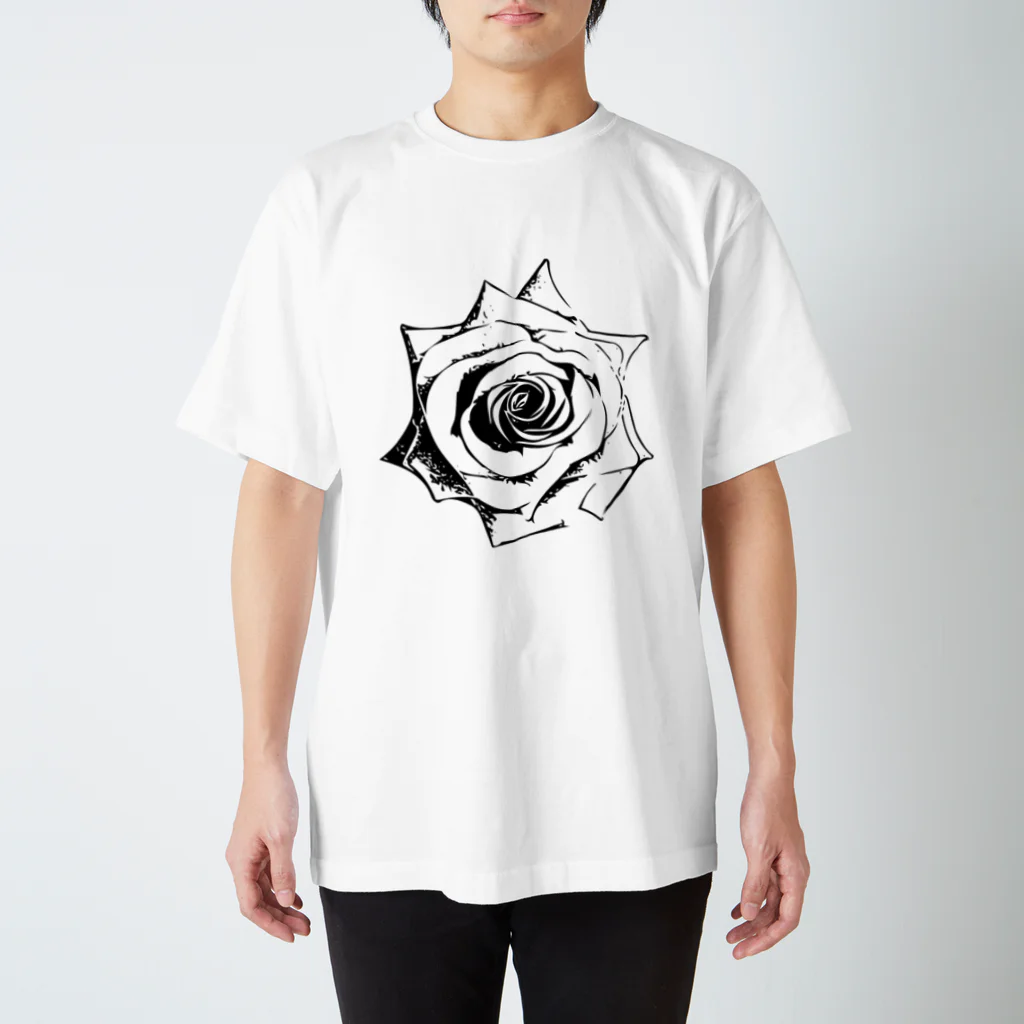 sebasuのRose スタンダードTシャツ