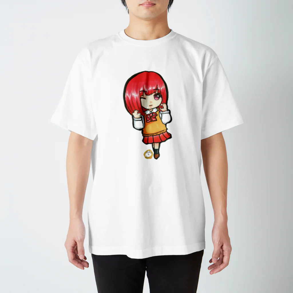 ＊あり＊の虹色創世記のあさひ単体(みくさんコラボ) スタンダードTシャツ