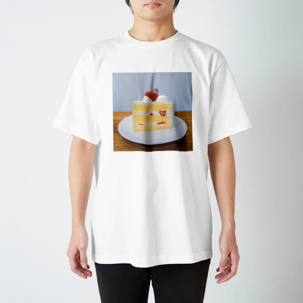 ｻﾝｼｮｸ.のケーキ！ [スクエア] Regular Fit T-Shirt