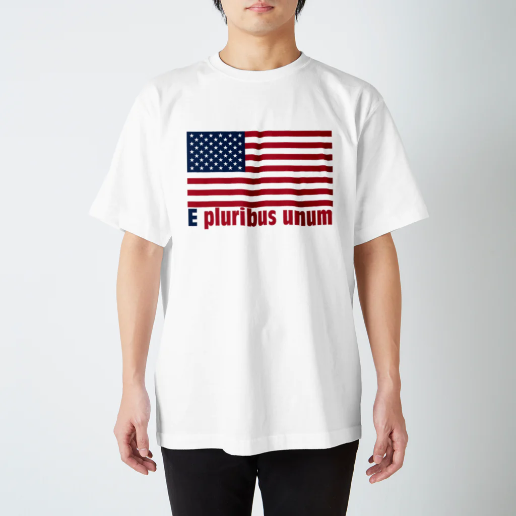 AURA_HYSTERICAのStar-Spangled Banner Regular Fit T-Shirt