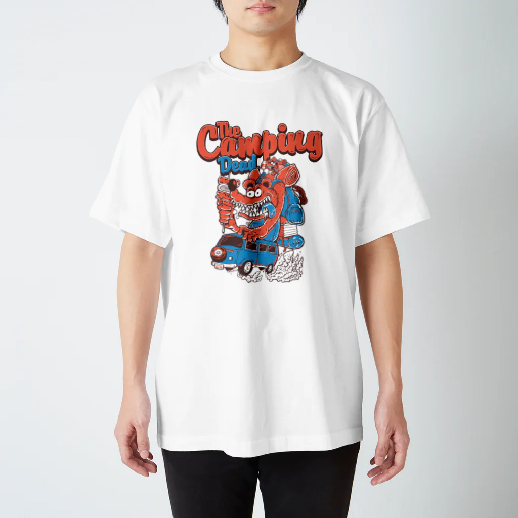 The Camping Deadのキャンピングカーでキャンプ Regular Fit T-Shirt