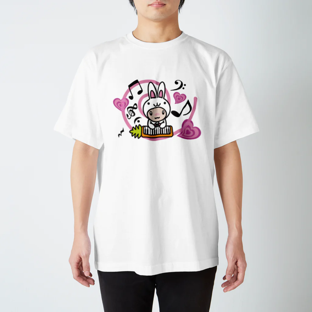 AURA_HYSTERICAのうさぎめそっど スタンダードTシャツ