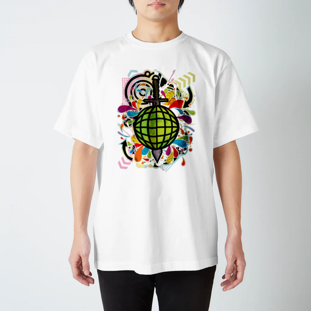 AURA_HYSTERICAのTHE_WORLD_IS_MINE スタンダードTシャツ