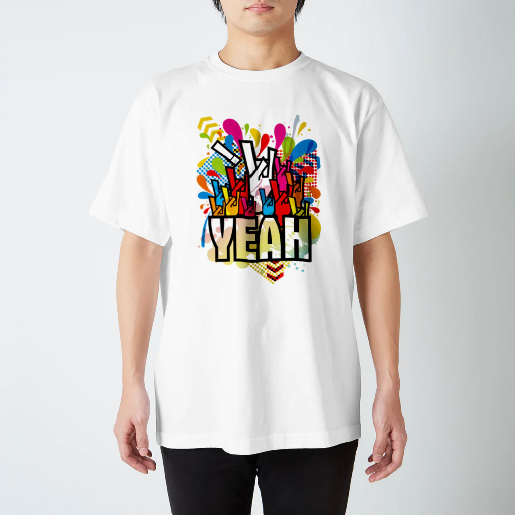 AURA_HYSTERICAのYEAH! スタンダードTシャツ