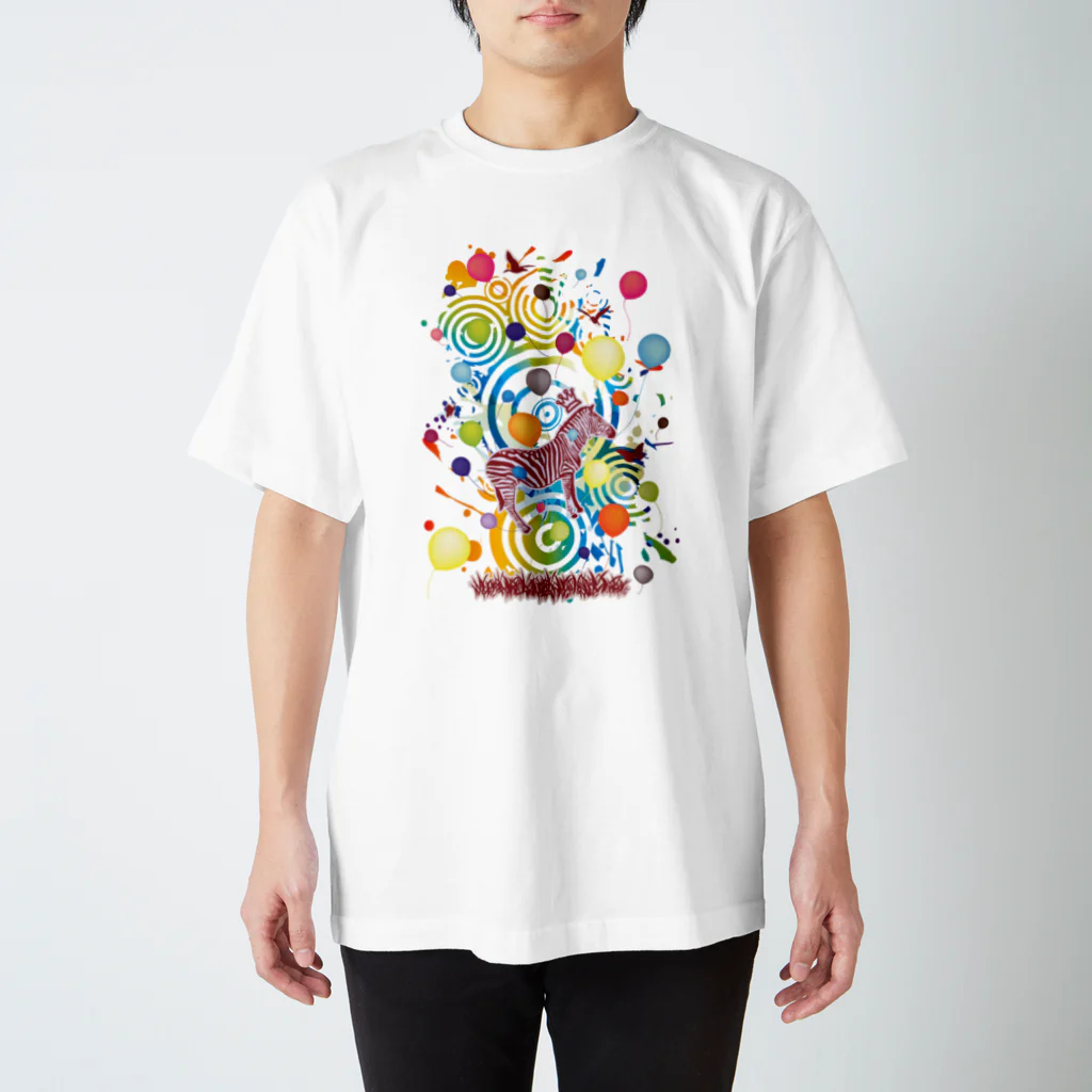 AURA_HYSTERICAのSky_High スタンダードTシャツ