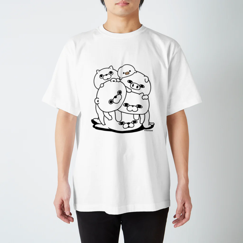 ヨッシースタンプの塊（かたまり） Regular Fit T-Shirt