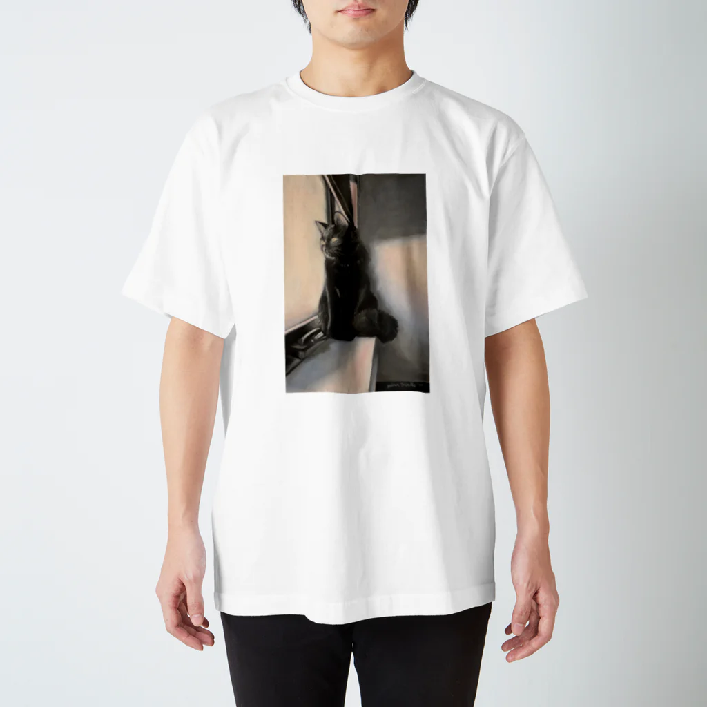 Yuina Trundleの猫の絵 cat painting  Regular Fit T-Shirt