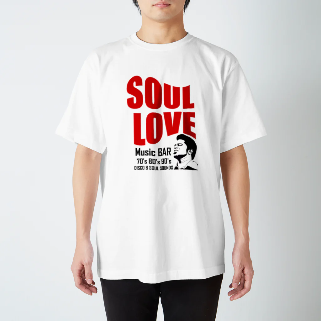 music bar SOUL LOVEのSOUL LOVE LOGO Regular Fit T-Shirt