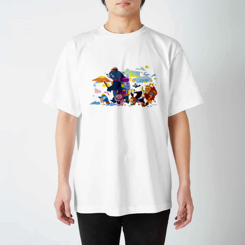 potofu no suzuriのGO! ADVENTURE スタンダードTシャツ