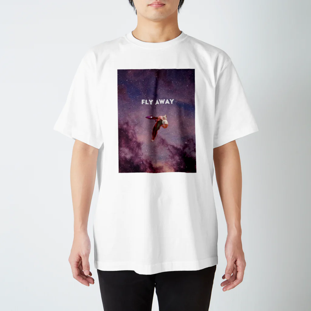 AIEL(あいえる)@game運命の刃の近所の人 Fly away スタンダードTシャツ