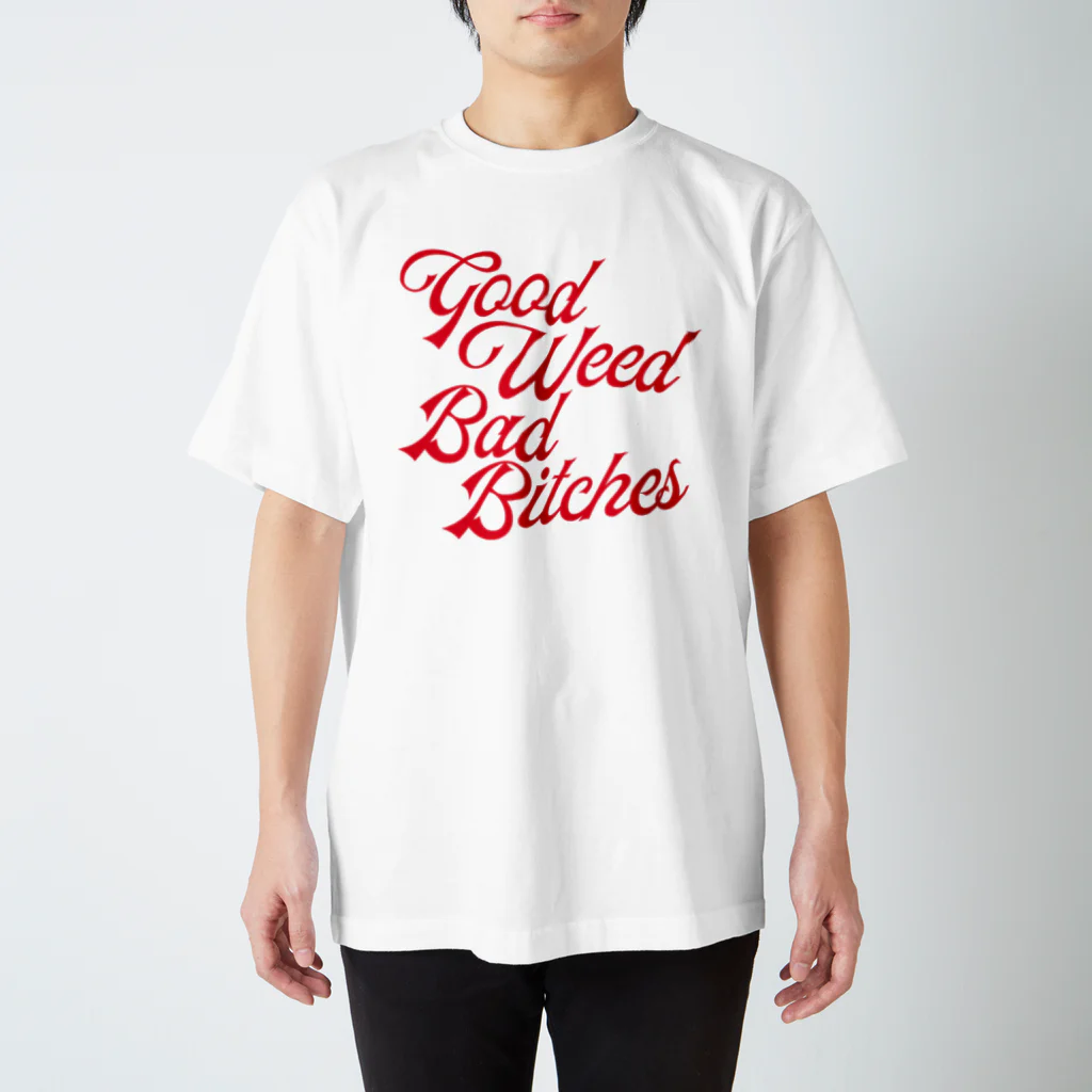 GoodTripの【GoodTrip】 GoodWeedBadBitches Tシャツ Regular Fit T-Shirt