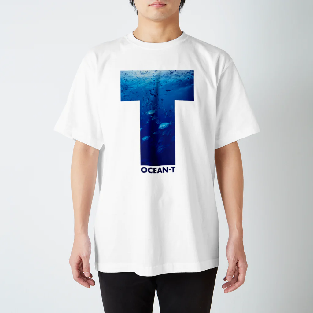 AI作家さむねこの作品集のOCEAN-T Regular Fit T-Shirt