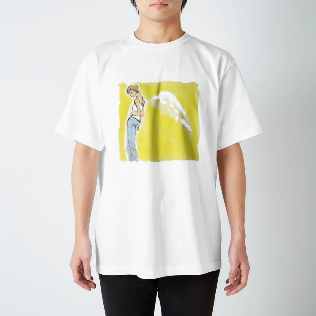 みほりっくのショートカット見返り女子 スタンダードTシャツ