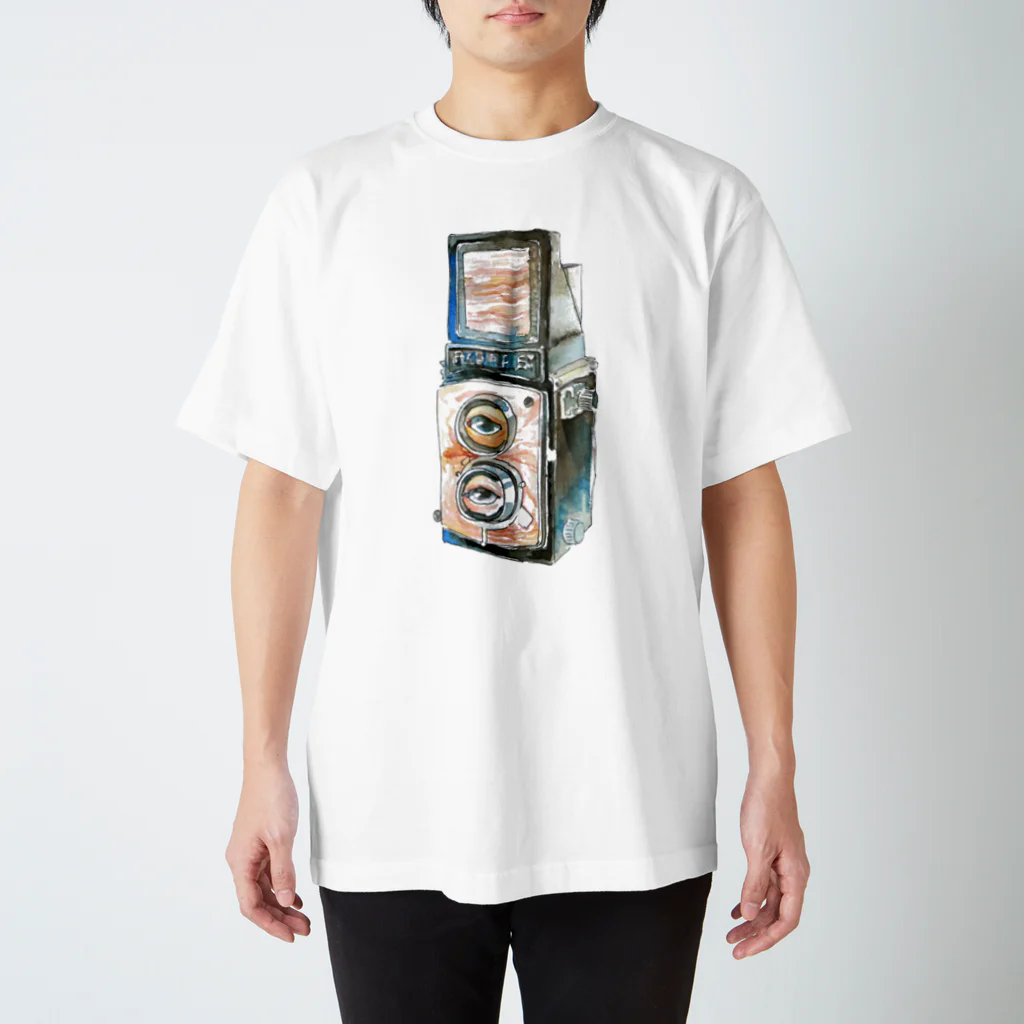 山田勇魚の二眼レフの付喪神 スタンダードTシャツ