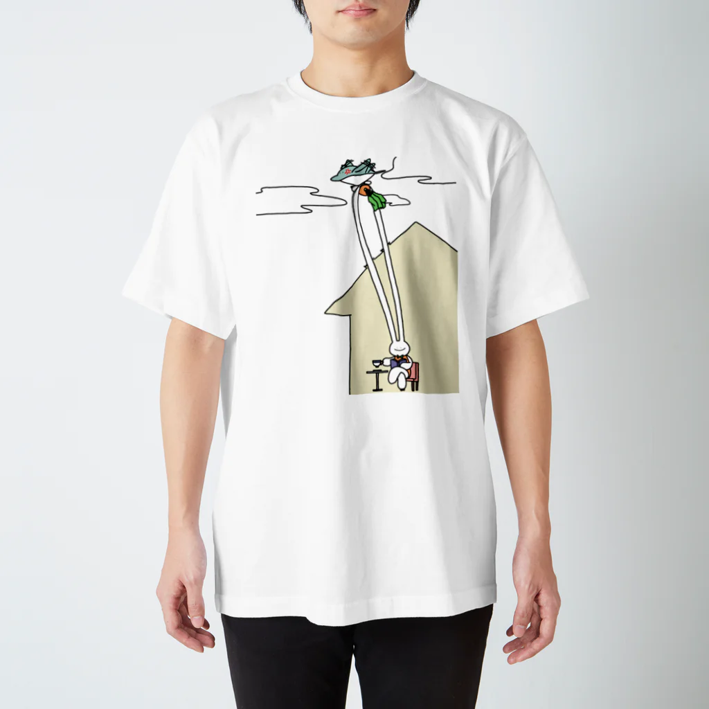 ぺうさと愉快な仲間達の横取り(背景無し) Regular Fit T-Shirt