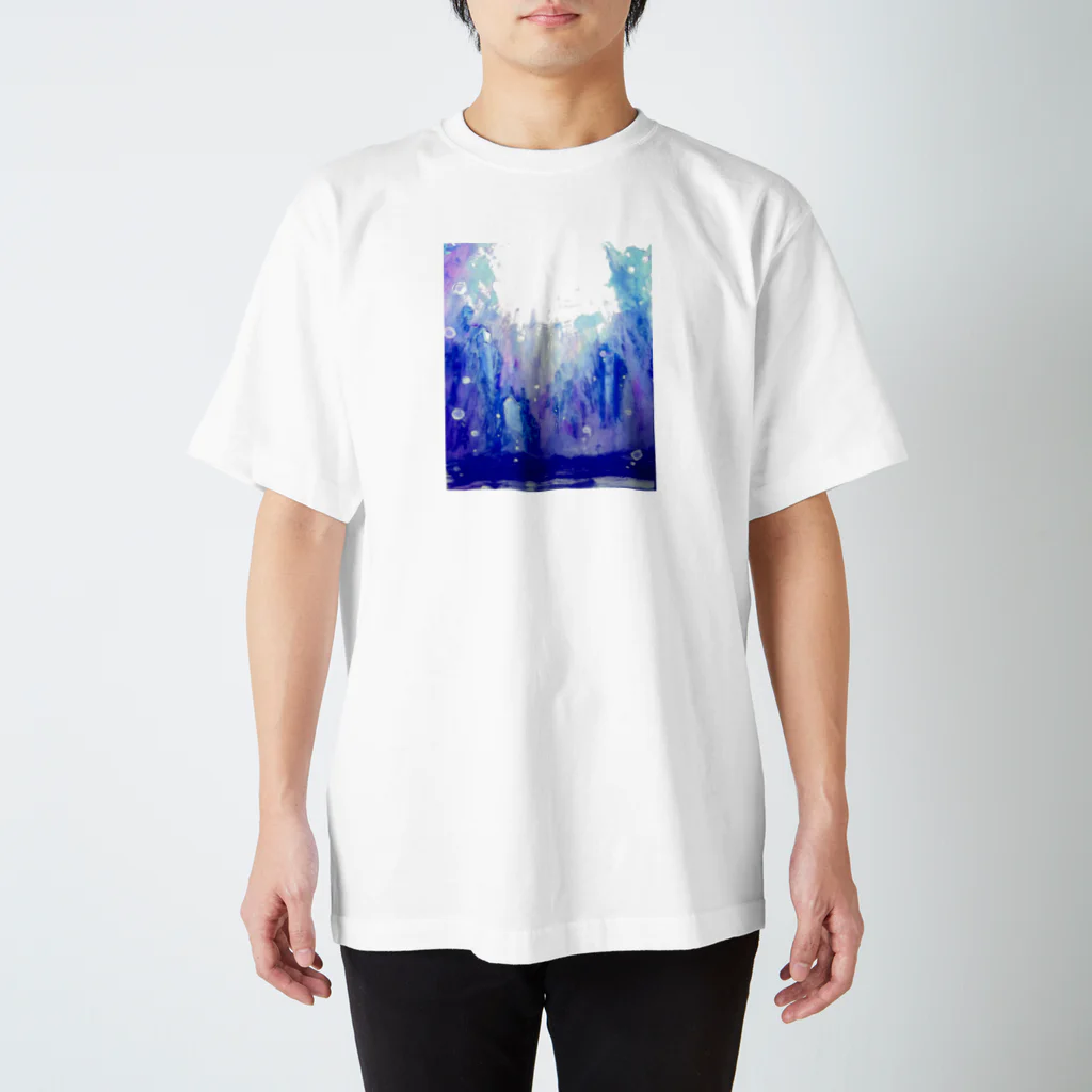 コウイチ イケノの水彩画 「深海」 スタンダードTシャツ