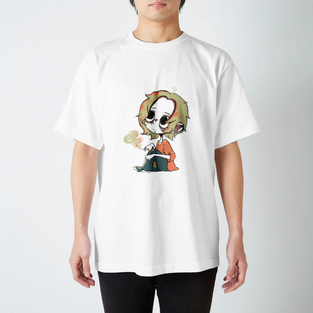 かじきのkajikino urabeya1 スタンダードTシャツ